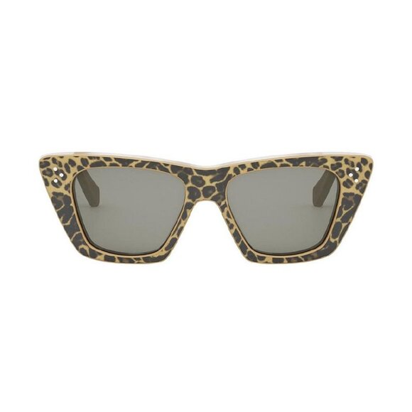 NEW CL40187I 99A CELINE SUNGLASSES WOMEN CAT EYE BROWN EYEWEAR - Picture 1 of 3